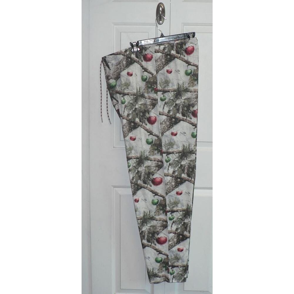 Megellan Outdoors Men's Plus Size Holiday Lounge Pants in Mossy Oak Tree 3XL $20